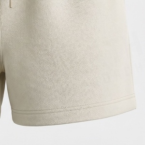 Conjunto de 2 Piezas para Mujer, Camiseta de Manga Corta de Color Sólido Tejida y Pantalones Cortos por Encima de la Rodilla, Cuello Redondo, Corte Holgado, Informal, para Primavera y Verano - Product Image 6