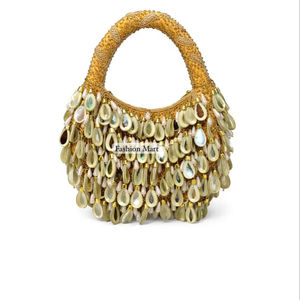 Sac à bandoulière perlé de créateur pour femme, sac de soirée fait main personnalisé, fournisseur à faible MOQ - Product Image 1