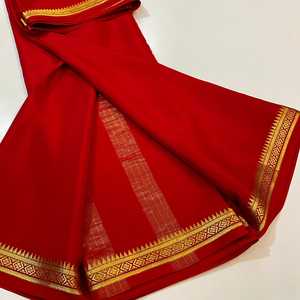 Chit Pallu Viskose-Seiden-Sari für Damen, 120g, leicht, schnelltrocknend, modern, für alle Jahreszeiten, Diwali, Freizeitkleidung, ethnische Mode - Product Image 2