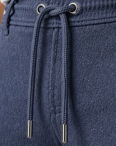 Men Steel Blue Slim Fit Casual Jogger Pants Elastic Waist <b>Drawstring</b> <b>Trousers</b> Soft Fabric Comfortable Daily Wear Stylish Look - Product Image 4