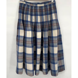 Falda Tartán Vintage 2026 para Mujer, 100% Lana, Plisada, Estilo Kilt Escocés para Estudiantes - Product Image 6