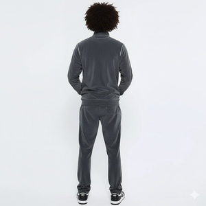 Conjunto de Sudadera con Capucha y Pantalones Deportivos de Invierno Personalizados, Ecológicos, de Poliéster/Algodón, Casuales, para Hombre - Product Image 5