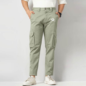 Nuevo Precio al por Mayor Pantalones Cargo de Algodón Ligero de Primera Calidad para Hombre con Múltiples Bolsillos Personalizados para Uso Diario y Actividades al Aire Libre - Product Image 1