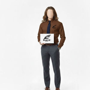 Chemises habillées d'été les plus populaires pour femmes, respirantes, pour le bureau et les occasions formelles, à manches longues. - Product Image 2