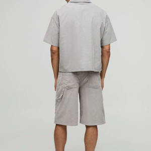 กางเกงยีนส์ขาสั้นผู้ชายทรงฮิปสเตอร์ ผลิตจากผ้าเดนิมที่เป็นมิตรต่อสิ่งแวดล้อม เหมาะสำหรับแฟชั่นฤดูร้อน ใส่สบายทุกวัน ผลิตโดยผู้ผลิต OEM จากปากีสถานโดยตรง - Product Image 3