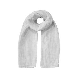 Écharpe en mousseline de coton 100% de haute qualité Écharpe unie douce, confortable, personnalisée et multicolore Écharpe en coton froissé - Product Image 1