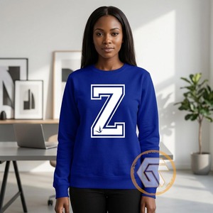 Sweat-shirt en molleton de coton brodé respirant pour femme, motif Zeta Phi Beta, dernière collection, sur mesure, vente en gros, hiver, style grec - Product Image 2