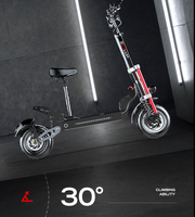 SEALUP Q23 Yetişkin Katlanabilir Elektrikli Scooter 12 İnç Vakumlu Lastik 48V Yüksek Güçlü Çift Şok Emici Arazi Tipi E-Scooter