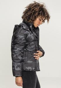 <b>Women</b>’s Premium Printed <b>Camo</b> Puffer Winter <b>Jacket</b> Custom Casual Wear For <b>Women's</b> Windproof Zipper Closure With Side Pockets - Product Image 3