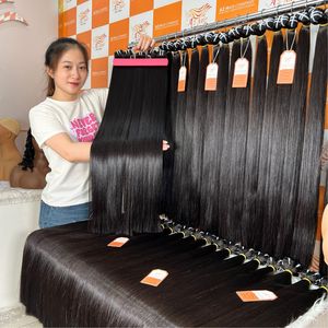 Wholesale Natural Black Color Bone Straight Virgin <b>Hair</b> Extensions Bundles From Vietnam Vendor's Quality - Product Image 2