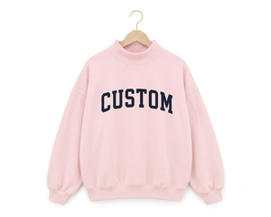เสื้อสเวตเชิ้ตคอเต่าโอเวอร์ไซส์สำหรับผู้หญิง สไตล์ลำลองแฟชั่นฤดูหนาว แขนยาว พรีเมียม ใส่สบาย - Product Image 1