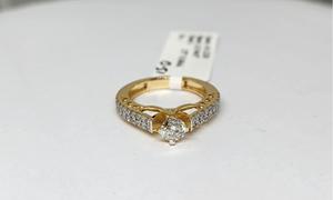 Bague de fiançailles unisexe en diamant de qualité standard 0,35 ct, bijoux fins, alliance de mariage, vente en gros abordable, cadeau de luxe - Product Image 2