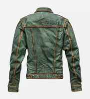 Vestes en jean vertes vieillies de haute qualité pour hommes – Hiver, respirantes, écologiques, style urbain, fabrication professionnelle, le meilleur choix