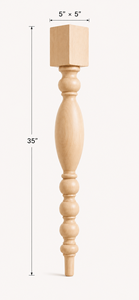Solid Wood <b>Table</b> Leg Modern Replacement Furniture Legs Easy-to-Install for Dining <b>Tables</b> <b>Desks</b> Kitchen Islands <b>Console</b> <b>Tables</b> - Product Image 2