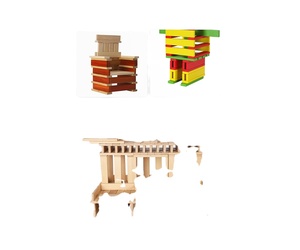 Vamanaguntalu 5-Pit juguete educativo indio tradicional hecho a mano clásico juego de Mancala de madera para todas las edades diversión familiar en interiores - Product Image 4