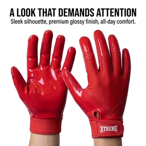 Gants de baseball personnalisés avec logo, paume à adhérence améliorée, pour entraînement en extérieur, vente en gros, gants de capture de baseball antidérapants en silicone - Product Image 3
