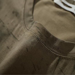 T-shirts de sport pour hommes, coupe slim, 100% coton, séchage rapide et respirant, qualité supérieure, couleur unie, sans motif, envoyés par Dress Sports - Product Image 5