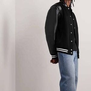 2025 hombres moda Letterman chaquetas de alta calidad transpirable fácil de usar chaqueta de manga larga para hombres - Product Image 5