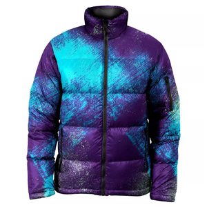 Chaqueta Acolchada para Hombre, con Aislamiento, Estampado Brillante, Abrigo de Invierno, Sublimación AOP, Ropa Urbana, Chaqueta Cálida Acolchada, Venta al Por Mayor - Product Image 5