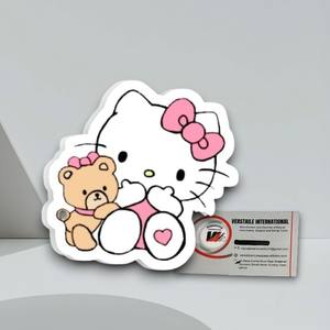Al por mayor, lindas placas magnéticas de acrílico para extensiones de pestañas con diseño de Hello Kitty, oso, mariposa/diamante, marca privada, herramienta de belleza - Product Image 1