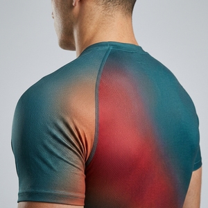 Custom Front Logo Sporty Half Sleeve <b>Compression</b> <b>Shirt</b> <b>for</b> <b>Men</b> Sports Training Gym Workout Quick Dry Athletic Performance - Product Image 6