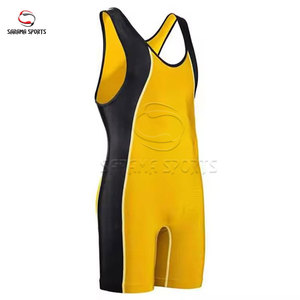 Singlet de Lucha Libre Personalizado por Sublimación, Fabricante OEM, Suministro al por Mayor, Singlet de Lucha Libre Profesional para Hombre - Product Image 1