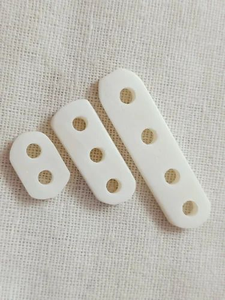 Separadores de Hueso Naturales Hechos a Mano con Forma Rectangular de 4 Agujeros, Cuentas Blancas con Temática Animal para Creaciones de Joyería de Uso Diario - Product Image 3