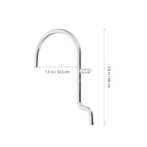 Metal Pegboard Hanging <b>Hooks</b> Stainless Steel Pegboard Shelf Storage <b>Hooks</b> Display Hanger for Supermarket Retail Shop <b>Garden</b> - Product Image 3