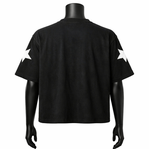 เสื้อยืดโอเวอร์ไซส์พิมพ์ลายสโลแกนสำหรับผู้ชาย สไตล์สตรีทแวร์ ผ้าฝ้าย แขนสั้น แฟชั่นลำลอง รับผลิตแบบ OEM แบรนด์ส่วนตัว ริงเกอร์ - Product Image 4
