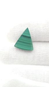 Cabochons en malachite verte naturelle de qualité supérieure, lisses, certifiés par un tiers, pierres précieuses en vrac, prix d'usine - Product Image 2