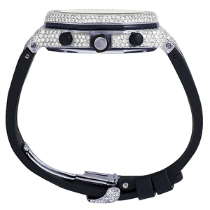 Iced Moissanite <b>Watch</b> VVS Diamond Hip Hop Bold Design <b>Men</b> Stainless Steel <b>Quartz</b> 20mm Band Glass Fashion Limited Edition Luxury - Product Image 5