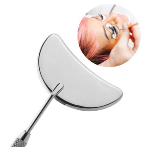 Miroir professionnel demi-lune pour extensions de cils, outil léger d'application et de mappage des cils - Product Image 6