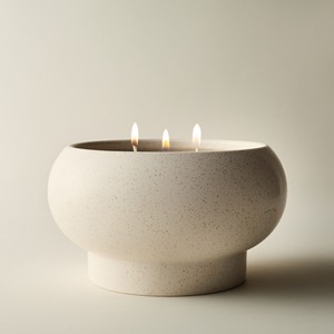 ภาชนะใส่เทียนเซรามิคลายโบว์วาดด้วยมือ ผนังหนา ทนความร้อน ผิวเรียบเงางาม หรูหรา ใช้ซ้ำได้ ตกแต่งบ้าน - Product Image 6