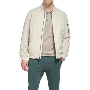 Men's for Varsity Jacket Solid Color <b>Covered</b> <b>Button</b> Closure O-Neck Collar Casual Style Regular Fit 100% Wool Material Winter - Product Image 2