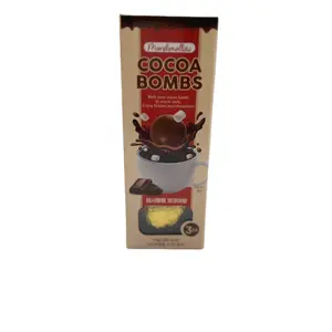 Wholesale Chocolate Bomb Biscuits Hot Drinkable Coffee Home Chocolate