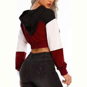 เสื้อฮู้ดครอปท็อปผู้หญิงแบบออกแบบเองได้ ไซส์พลัส ขายดีที่สุด - Product Image 3