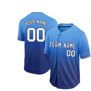 Maillot de baseball unisexe personnalisé en polyester, uniforme d'équipe, fabricant OEM, fournisseur, usine, export, anti-humidité - Product Image 3