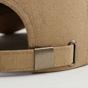 Gorras de Béisbol Lisas Cuadradas Color Bronceado, 100% Algodón, con Logotipo Personalizado, Unisex, Casuales, de Primera Calidad, al por Mayor - Product Image 6