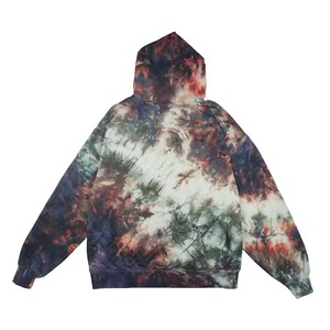 Sudadera con Capucha Tie Dye Shadow Burst Premium Personalizada, Hecha a Mano, de Algodón Cómodo, Estilo Urbano, Tonos Tierra, OEM ODM - Product Image 2