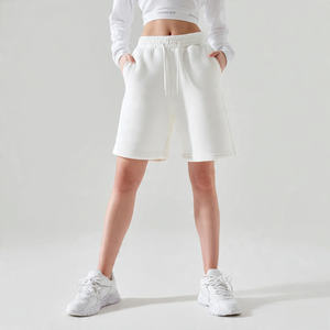 Pantalones Cortos de Forro Polar con Cordón Ajustable en la Cintura para Mujer, Ideales para Fitness, Jogging y Running - Product Image 3