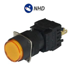 โคมไฟนำร่อง NLD22-YI AC.DC.220-240V สีเหลือง - Product Image 2