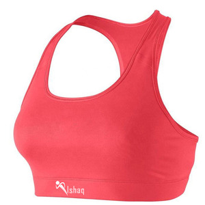 Sujetador deportivo de spandex para mujer, personalizado, al por mayor, cómodo, de alto soporte, sin costuras, con espalda cruzada y almohadillas extraíbles, de secado rápido. - Product Image 3