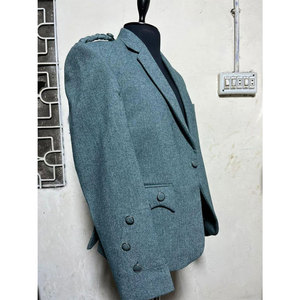 2026 Handmade <b>Men's</b> <b>Green</b> Wool Argyll Kilt Jacket & <b>Waistcoat</b> Scottish Traditional Oem Odm Factory Supplies - Product Image 2