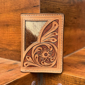 Cartera triple de cuero con logotipo personalizado, Cartera de cuero genuino, MOQ bajo, carteras de negocios con varias tarjetas de alta calidad al por mayor - Product Image 4