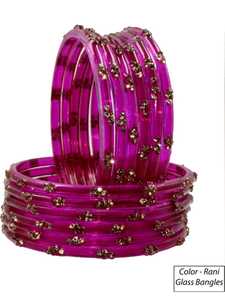 Conjunto de brazaletes de cristal rosa con diseño de flores de cristal, joyería étnica para mujer - Product Image 2