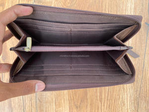 กระเป๋าถือหนังแท้สำหรับใส่โทรศัพท์, กระเป๋าคลัทช์มีสไตล์กระเป๋าสตางค์แบบตะวันตกดีไซน์ใหม่ - Product Image 5