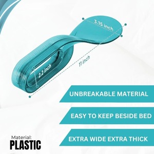 Home & Garden Transparent <b>Bed</b> Sheet Tucker Tool Plastic Mattress Sheet Tucking Aid <b>Comforter</b> Blanket Inserter Closet Accessories - Product Image 6