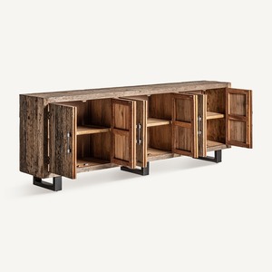 Aparador de Madera de Teca Sólida, Mueble Rústico Moderno para Proyectos de Hoteles y Restaurantes de Lujo - Product Image 2