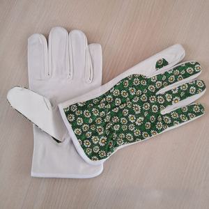 High Quality Double Layer Cowhide Leather Safety <b>Gloves</b> for Outdoor Gardening Work Hand Protective Custom Logo Breathable <b>Gloves</b> - Product Image 1