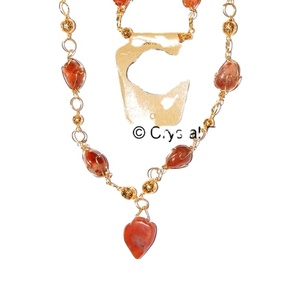 Grossiste Collier Onyx Noir Sculpté Agate Bijoux en Pierres Précieuses à Vendre - Product Image 6